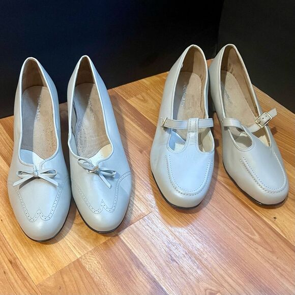 Thrills Off-White Mary Jane Loafers - Picture 3 of 5